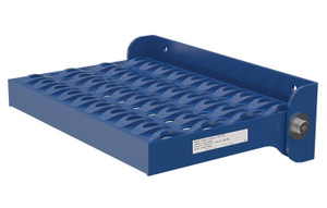 Vestil Steel Serrated Fold Up Step Manual - 10-5/16 In. x 15-17/32 In. x 4 In. 350 lb - Blue