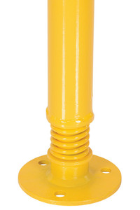 Vestil Steel Spring Loaded Bollard - 42 In. Height - Yellow