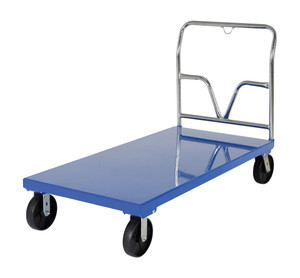 Vestil Steel Platform Truck - 65-1/2 In. x 30 In. x 40 In. 3,600 lb - Blue