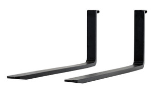 Vestil Steel Forks for Stackers - 42 In. Length 500 lb - Black