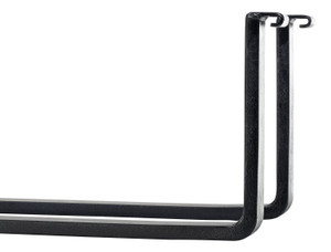 Vestil Steel Forks for Stackers - 42 In. Length 500 lb - Black