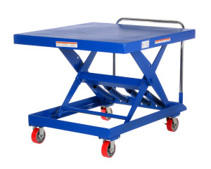 Vestil Steel Auto Hite Cart - 47 In. x 42 In. x 37-5/8 In. 1,000 lb - Blue