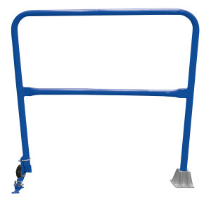 Vestil Steel Dock Safety Swing Gate - 4 Ft. Length - Blue