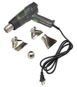 Vestil Plastic Electric Shrink Wrap Heat Gun - 60 In. Cord Length - Black