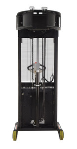 Vestil Steel Vertical Drum Gripper/Rotator Stacker - 64 In. Dispensing Height 800 lb Black / - Yellow