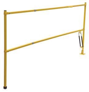 Vestil Steel Safety Lift Gate - 8 Ft. Lowered Gate Width - Yellow