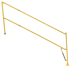 Vestil Steel Safety Lift Gate - 8 Ft. Lowered Gate Width - Yellow