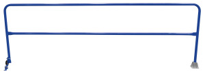 Vestil Steel Dock Safety Swing Gate - 11 Ft. Length - Blue