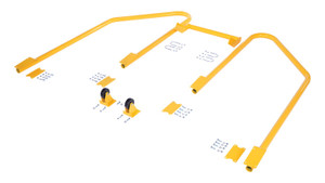 Vestil All Options Kit For - 3 Step Poly Step Stool Models - Yellow
