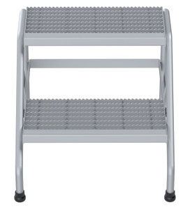 Vestil Aluminum - 2 Step Stand 500 lb - Silver