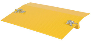 Vestil Steel Truck Dock Plate - 36 In. x 60 In. x 8-9/16 In. 5,150 lb - Yellow