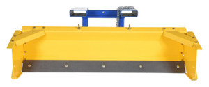 Vestil Steel Snow Plow Fork Mounted Push Box - 72 In. Blade Width Blue / - Yellow