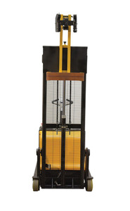 Vestil Steel Counter Balanced Drum Lifter Dual Grip - 62 In. Lifting Height 1,000 lb - Yellow/Black
