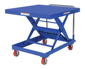 Vestil Steel Auto Hite Cart - 48-3/16 In. x 42 In. x 37-5/8 In. 2,000 lb - Blue