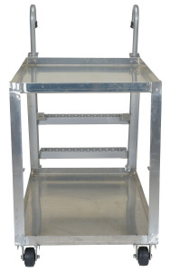 Vestil Aluminum Stock Picker with Steel Ladder - 52 In. x 27-7/8 In. x 50-3/16 In. 660 lb