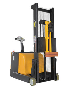 Vestil Steel Counter Balanced Drum Lifter Single Grip - 62 In. Lifting Height 1,000 lb - Yellow/Black