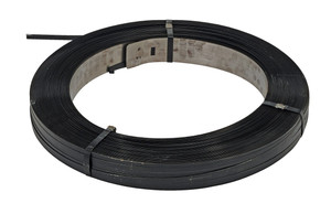 Vestil Steel Strapping - 1/2 In. 2,940 Ft. 22-1/4 In. x 22-1/4 In. x 3-1/3 In. - Black