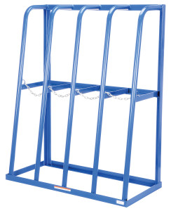 Vestil Steel Storage Rack - 24 In. x 60 In. 1,500 lb - Blue