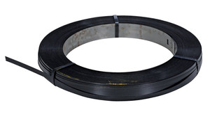 Vestil Steel Strapping - 3/4 In. 1,960 Ft. 22-1/2 In. x 22-1/2 In. x 3 In. - Black