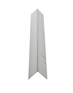 Vestil 304 Stainless Steel Square Corner Guard - 48 In. x 3-1/2 In. x 3-1/2 In. - Silver