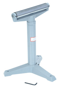 Vestil Steel Horizontal Roller Stand - 23 In. to 38-1/2 In. Raised Height 1,760 lb - Gray
