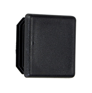 Vestil Plastic Square Safety Handrail End Cap - Black