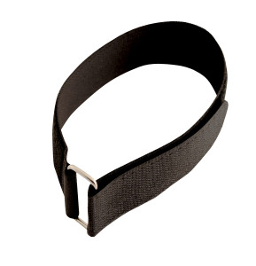 Vestil Straps with Steel Loop - 25 Pieces Per Pack - Black