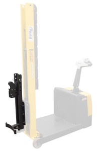 Vestil Steel Counter Balanced Power Lift Single Drum Gripper Attachment - 550 lb - Black