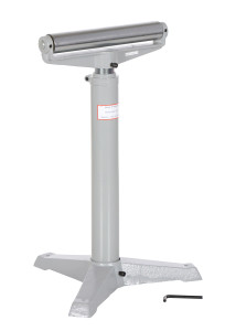 Vestil Steel Horizontal Roller Stand - 27 In. to 42 In. Raised Height 1,760 lb - Gray