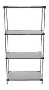 Vestil Stainless Steel Shelving - 36 In. x 18 In. 600 lb Brushed - Silver