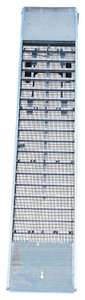 Vestil Aluminum/Steel Yard Ramp Grating - 86 In. x 36 Ft. 25,000 lb - Silver