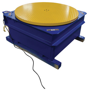 Vestil Steel Chain Driven AC Powered Carousel - 4,000 lb Blue / - Yellow