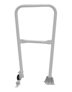 Vestil Steel Dock Safety Swing Gate - 2 Ft. Length - Silver