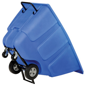 Vestil Plastic Light Duty Tilt Truck - 1/2 Cubic Yard 450 lb - Blue
