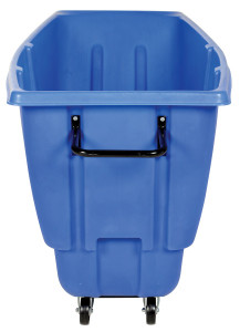 Vestil Plastic Light Duty Tilt Truck - 1/2 Cubic Yard 450 lb - Blue