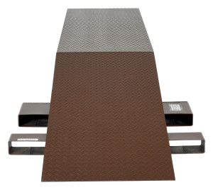 Vestil Steel Wheel Riser - 108 In. x 24 In. x 12-1/4 In. 40,000 lb - Brown