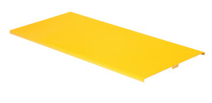 Vestil Steel Solid Platform - 44 In. x 21-1/4 In. For Tote-A-Load Forks - Yellow