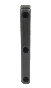Vestil Rubber Trailer Crane Bumper - 16 In. x 2 In. x 2 In. - Black
