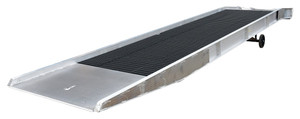 Vestil Aluminum/Steel Yard Ramp Grating - 86 In. x 36 Ft. 16,000 lb - Silver