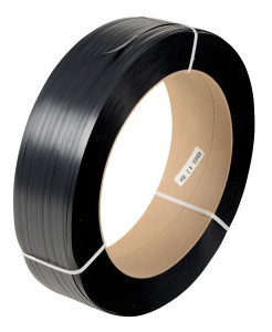 Vestil Polypropylene Strapping - 1/2 In. Width 9,000 Ft. 16 In. x 6 In. Core - Black