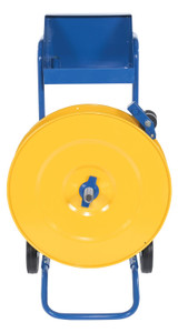Vestil Steel Heavy Duty Strapping Cart - 22-5/16 In. x 25 In. x 41-5/16 In. Blue / - Yellow