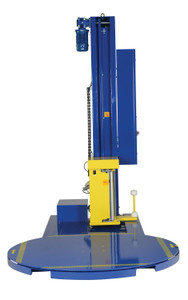 Vestil Steel Auto Wrap Stretch Wrap Machine - 60 In. Turntable Diameter 4,000 lb - Blue