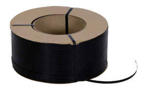 Vestil Polypropylene Strapping - 1/2 In. Width 9,900 Ft. 9 In. x 8 In. Core - Black