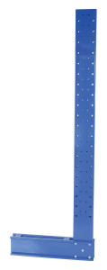 Vestil Steel Standard Duty Cantilever Single Sided Upright - 10 Ft x 18 In. Arm - Blue