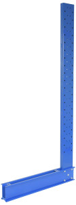 Vestil Steel Standard Duty Cantilever Single Sided Upright - 8 Ft x 30 In. To 36 In. Arm - Blue