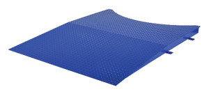 Vestil Steel Approach Ramp - 48 In. x 60 In. 4,000 lb Blue For Use With Model SWA-82-AW