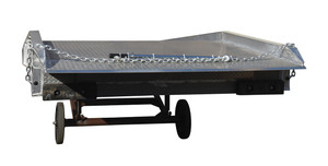 Vestil Aluminum/Steel Yard Ramp Grating - 86 In. x 36 Ft. 20,000 lb - Silver