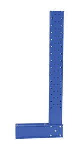 Vestil Steel Standard Duty Cantilever Single Sided Upright - 6 Ft x 18 In. Arm - Blue