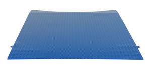 Vestil Steel Approach Ramp - 48 In. x 60 In. 4,000 lb Blue For Use With Models SWA-70 + SWA-70-Scale