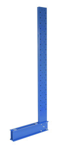 Vestil Steel Standard Duty Cantilever Single Sided Upright - 6 Ft x 24 In. Arm - Blue